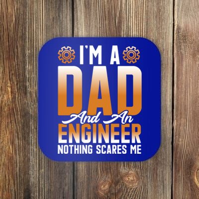 Dad Engineer Profession Quotes Gift Coaster