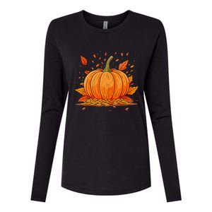 DonT Eat Pumpkin Seeds Pumpkin And Scattered Seeds Womens Cotton Relaxed Long Sleeve T-Shirt