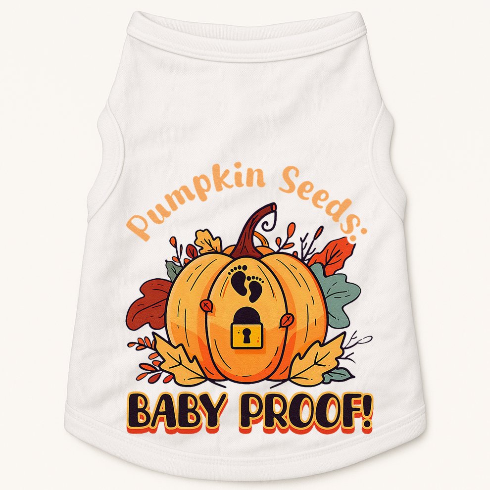DonT Eat Pumpkin Seeds Pumpkin Seeds Baby Proof! Doggie Tank
