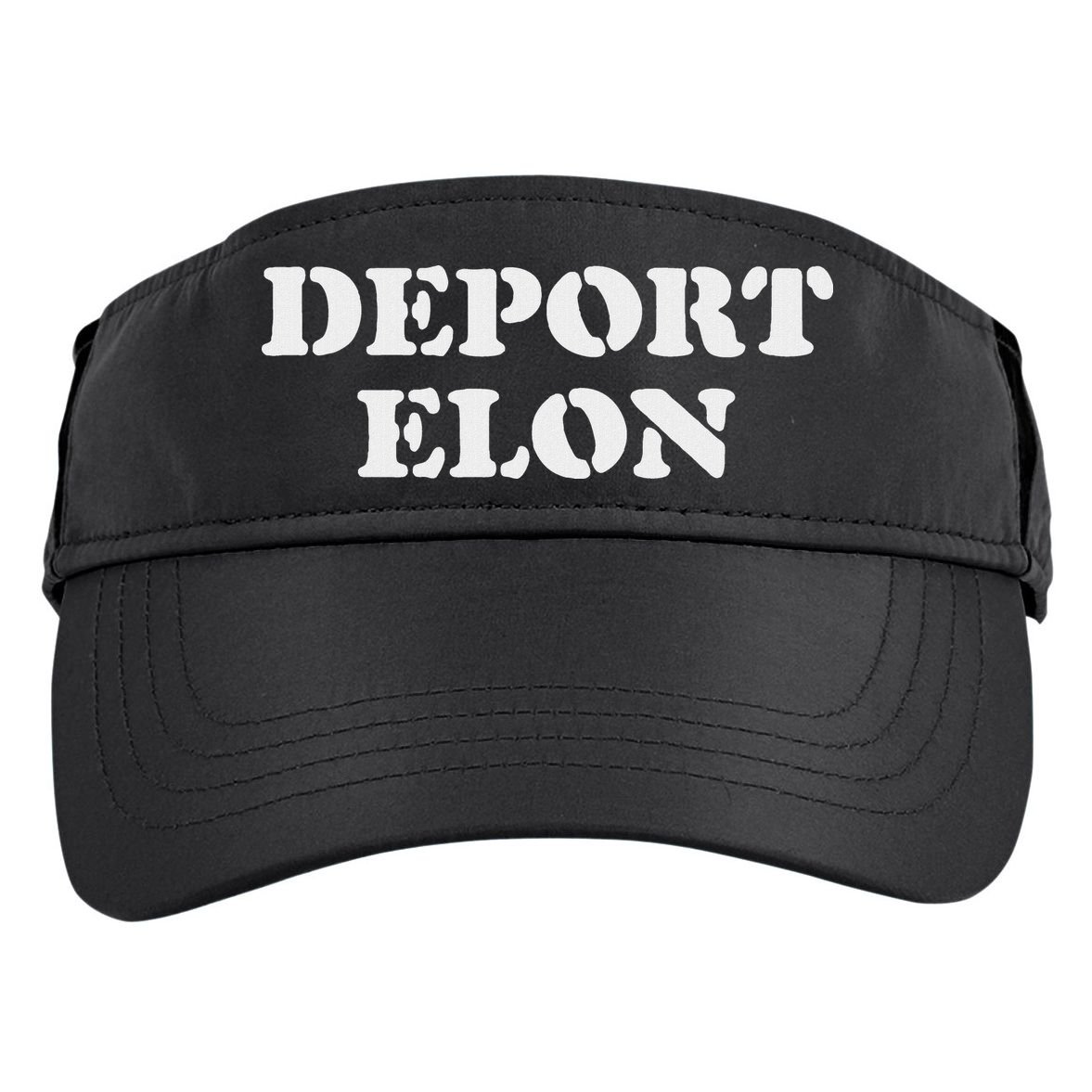 Deport Elon Political Adult Drive Performance Visor