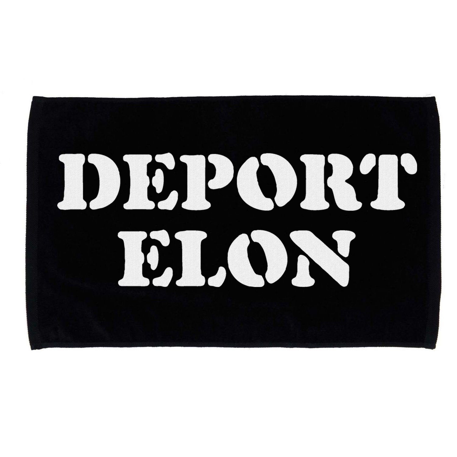 Deport Elon Political Microfiber Hand Towel