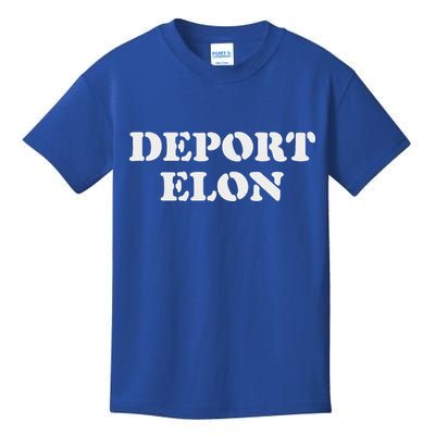 Deport Elon Political Kids T-Shirt