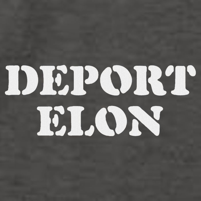 Deport Elon Political Vector Backpack