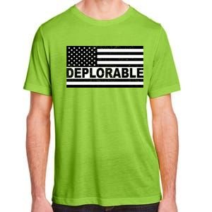 Deplorable American USA Flag Adult ChromaSoft Performance T-Shirt