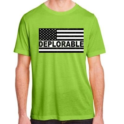 Deplorable American USA Flag Adult ChromaSoft Performance T-Shirt