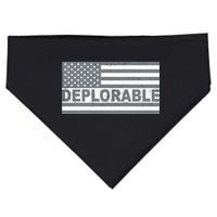 Deplorable American USA Flag USA-Made Doggie Bandana