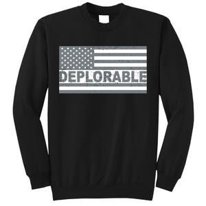 Deplorable American USA Flag Sweatshirt