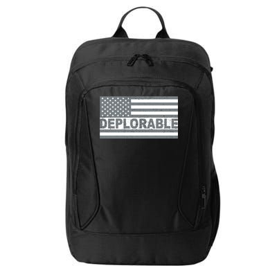 Deplorable American USA Flag City Backpack