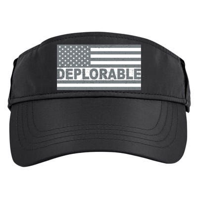 Deplorable American USA Flag Adult Drive Performance Visor