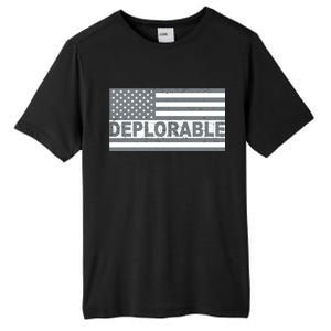 Deplorable American USA Flag Tall Fusion ChromaSoft Performance T-Shirt