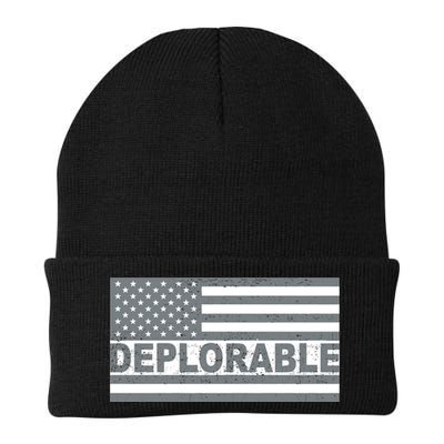 Deplorable American USA Flag Beanie
