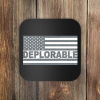 Deplorable American USA Flag Coaster