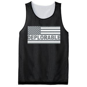 Deplorable American USA Flag Mesh Reversible Basketball Jersey Tank