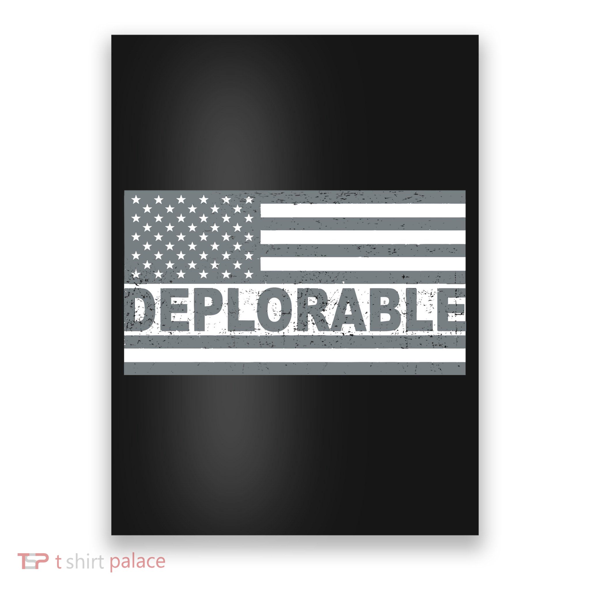 Deplorable American USA Flag Poster