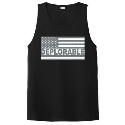 Deplorable American USA Flag PosiCharge Competitor Tank