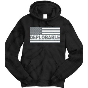 Deplorable American USA Flag Tie Dye Hoodie