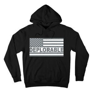 Deplorable American USA Flag Tall Hoodie