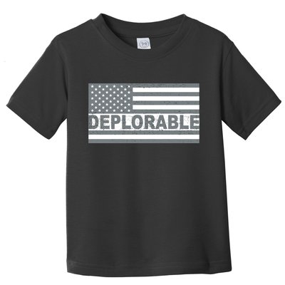 Deplorable American USA Flag Toddler T-Shirt
