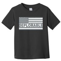 Deplorable American USA Flag Toddler T-Shirt