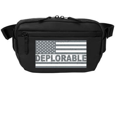 Deplorable American USA Flag Crossbody Pack