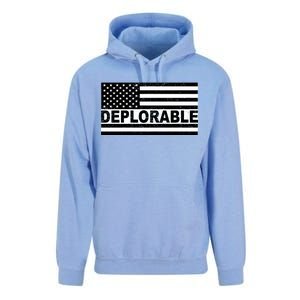 Deplorable American USA Flag Unisex Surf Hoodie