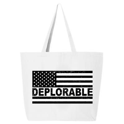 Deplorable American USA Flag 25L Jumbo Tote