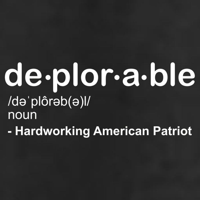 Deplorable Definition Hard Working American Donald Trump Garment-Dyed Heavyweight T-Shirt