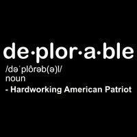 Deplorable Definition Hard Working American Donald Trump 16 in Basic Backpack
