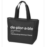 Deplorable Definition Hard Working American Donald Trump Zip Tote Bag