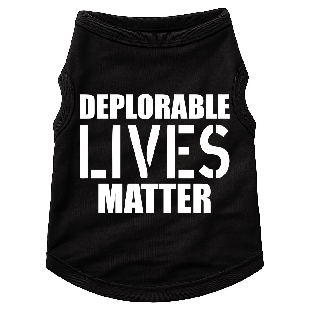 Deplorable Lives Matter USA Army Stamp Doggie Tank