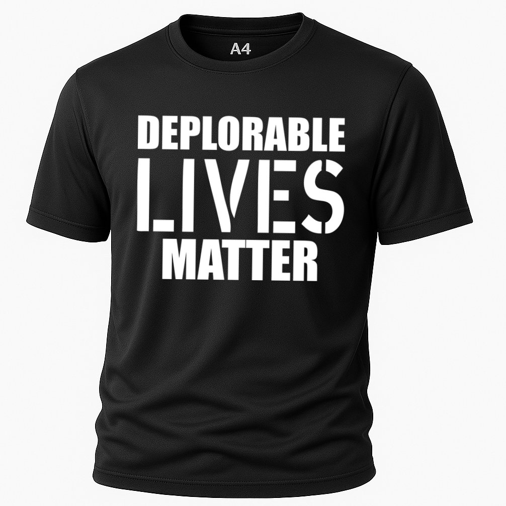 Deplorable Lives Matter USA Army Stamp Cooling Performance Crew T-Shirt