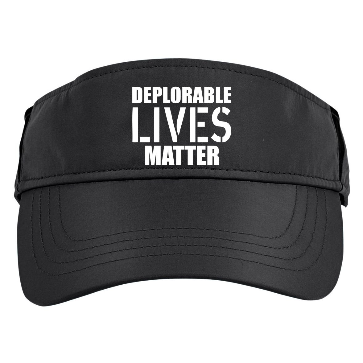 Deplorable Lives Matter USA Army Stamp Adult Drive Performance Visor