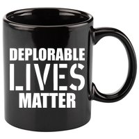 Deplorable Lives Matter USA Army Stamp 11oz C Handle Ceramic Mug