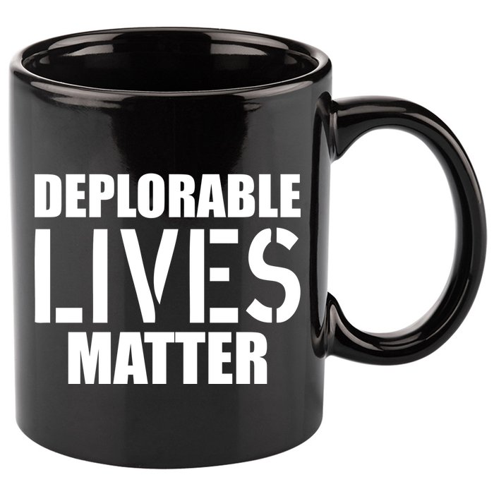 Deplorable Lives Matter USA Army Stamp 11oz C Handle Ceramic Mug