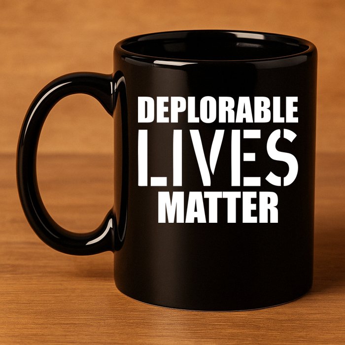 Deplorable Lives Matter USA Army Stamp 11oz C Handle Ceramic Mug