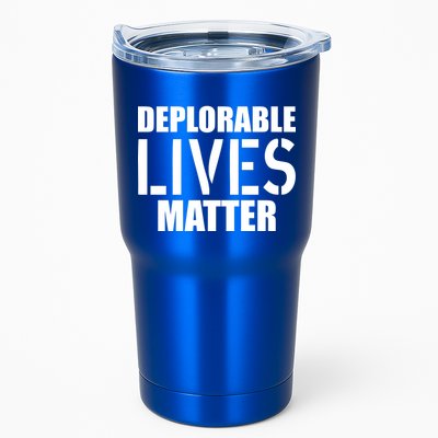 Deplorable Lives Matter USA Army Stamp Tumbler