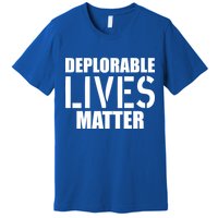 Deplorable Lives Matter USA Army Stamp Premium T-Shirt