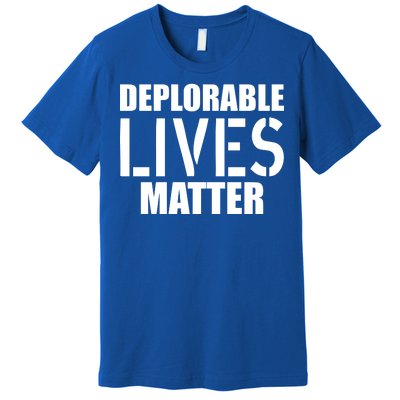 Deplorable Lives Matter USA Army Stamp Premium T-Shirt