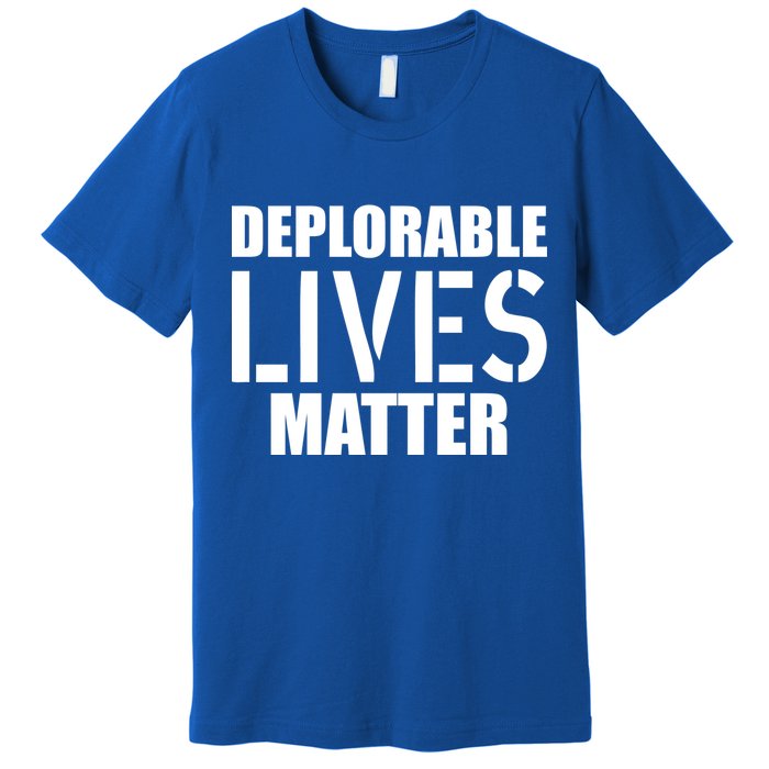 Deplorable Lives Matter USA Army Stamp Premium T-Shirt