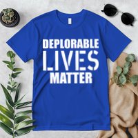 Deplorable Lives Matter USA Army Stamp Premium T-Shirt