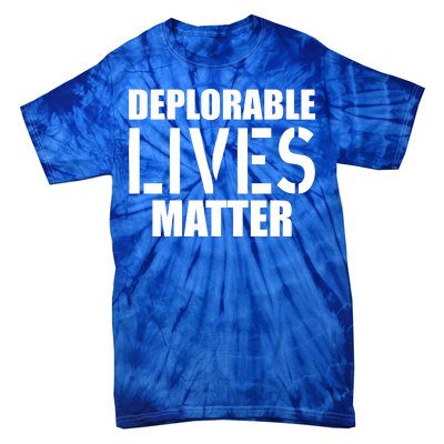 Deplorable Lives Matter USA Army Stamp Tie-Dye T-Shirt