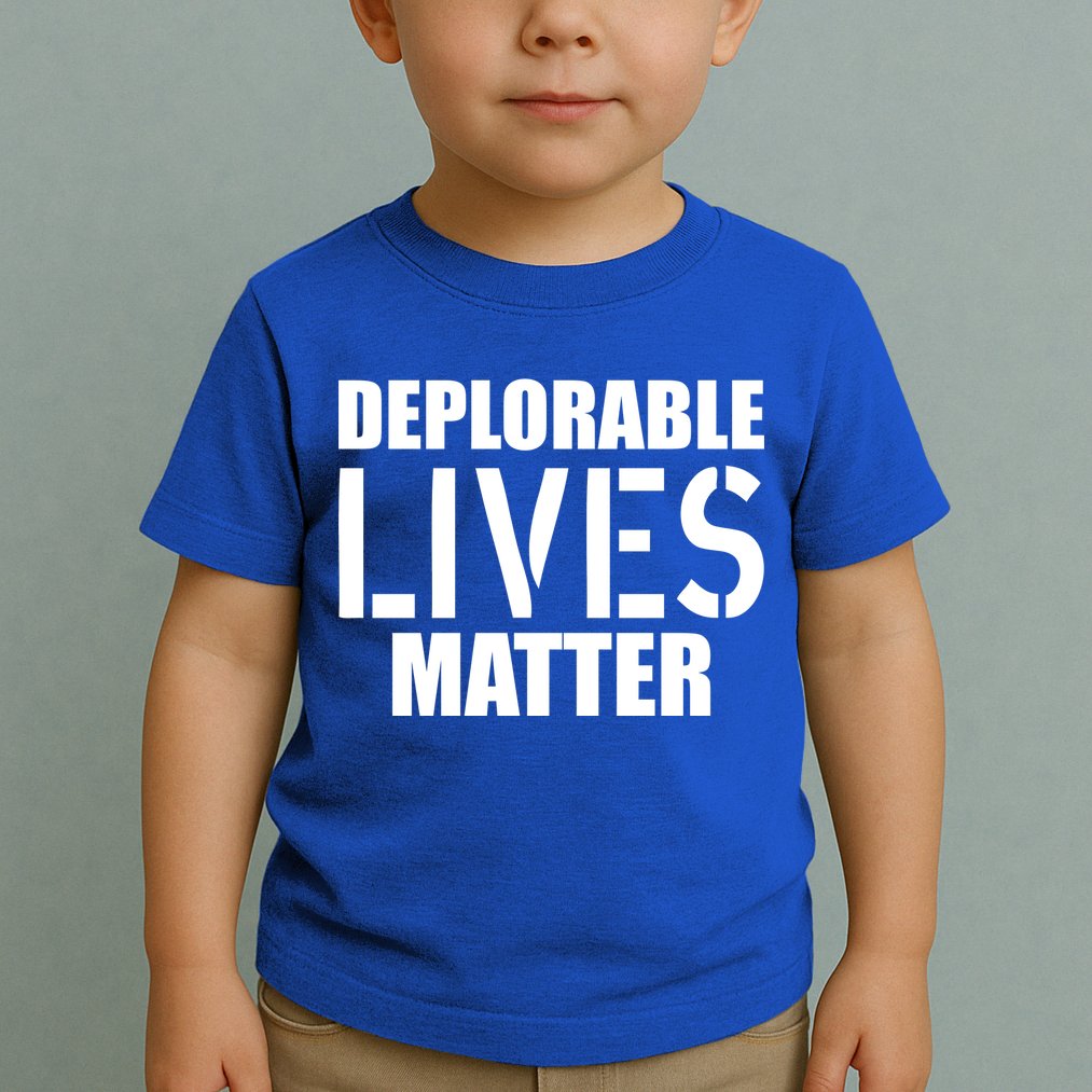 Deplorable Lives Matter USA Army Stamp Toddler T-Shirt
