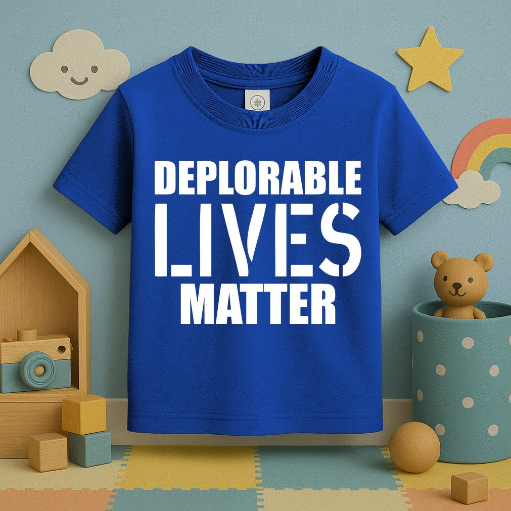 Deplorable Lives Matter USA Army Stamp Toddler T-Shirt