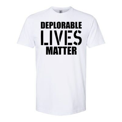 Deplorable Lives Matter USA Army Stamp Softstyle® CVC T-Shirt