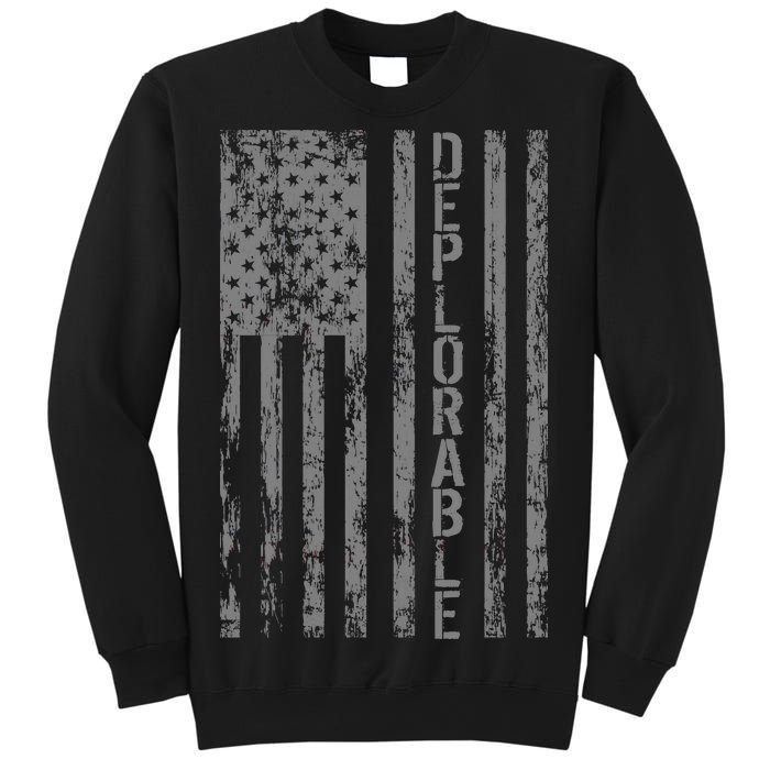 Deplorable United States of America USA Vintage Flag Sweatshirt