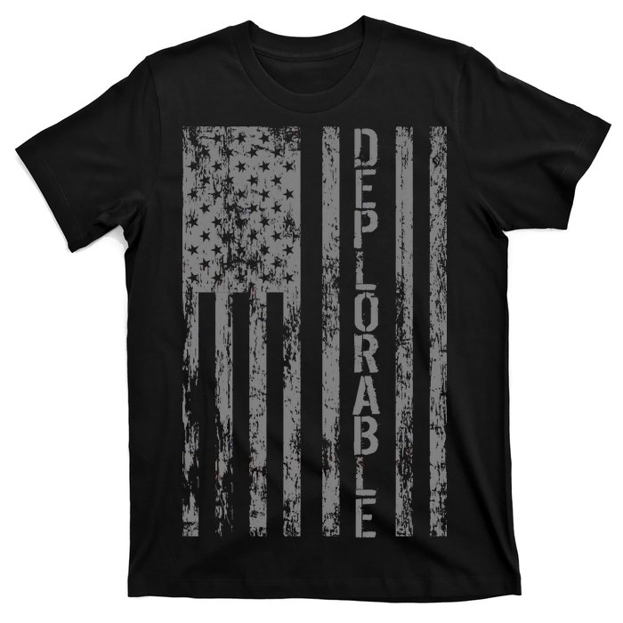 Deplorable United States of America USA Vintage Flag T-Shirt