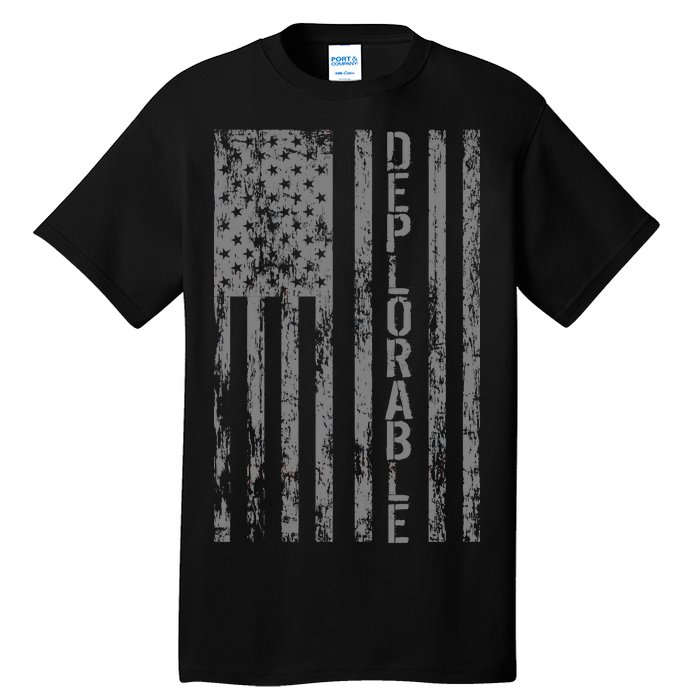 Deplorable United States of America USA Vintage Flag Tall T-Shirt