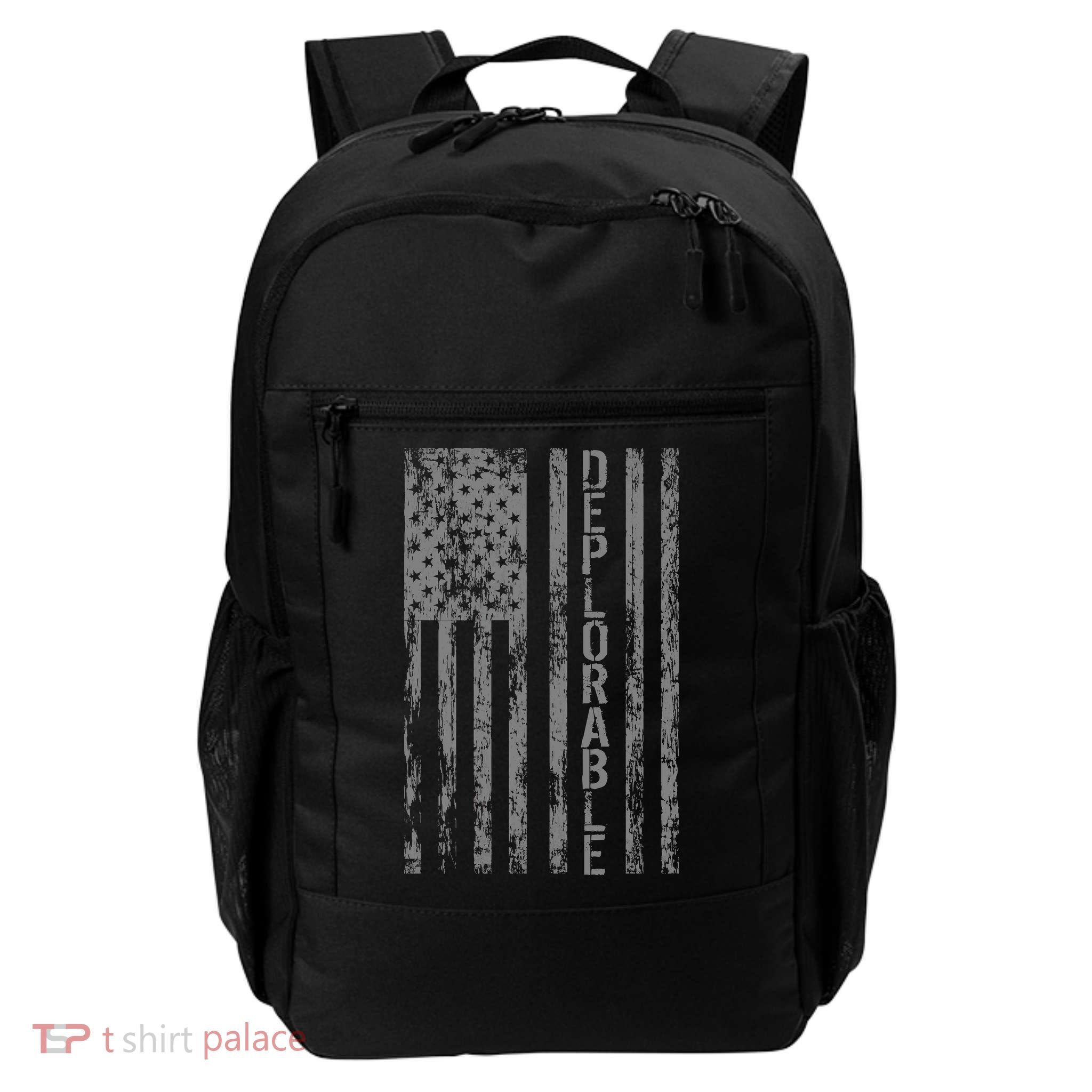 Deplorable United States of America USA Vintage Flag Backpack