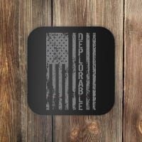 Deplorable United States of America USA Vintage Flag Coaster