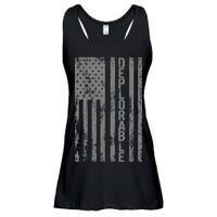 Deplorable United States of America USA Vintage Flag Ladies Essential Flowy Tank